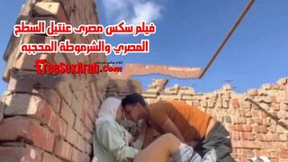 سكس مصري _ ينيك البت بتاعتة علي السطح في طيزها